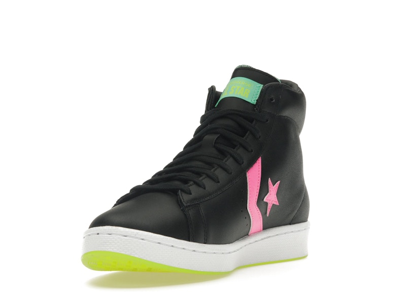 Converse Pro Leather Hi Hi-Vis Black