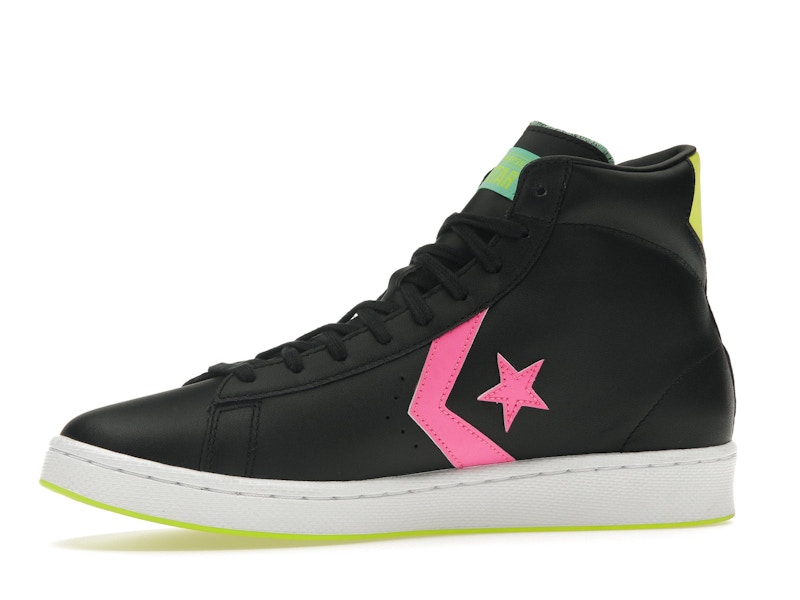 Converse Pro Leather Hi Hi-Vis Black