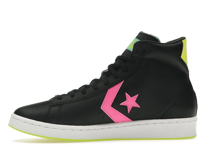 Converse Pro Leather Hi Hi-Vis Black
