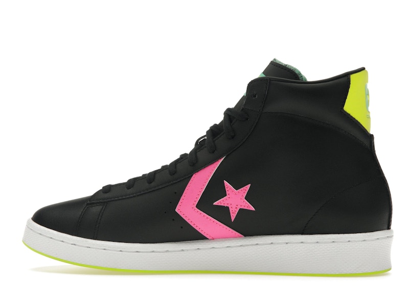 Converse Pro Leather Hi Hi-Vis Black