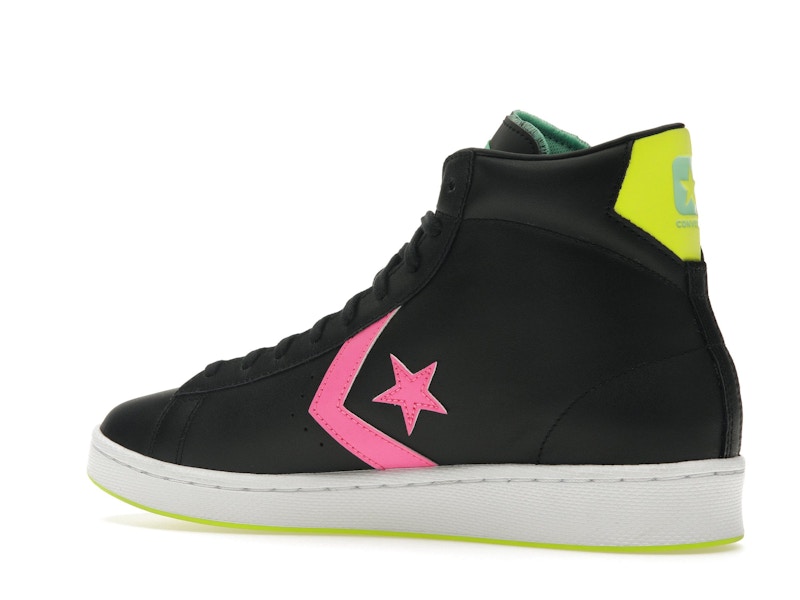 Converse Pro Leather Hi Hi-Vis Black