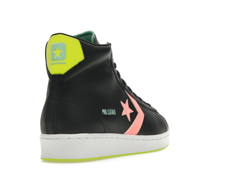 Converse Pro Leather Hi Hi-Vis Black