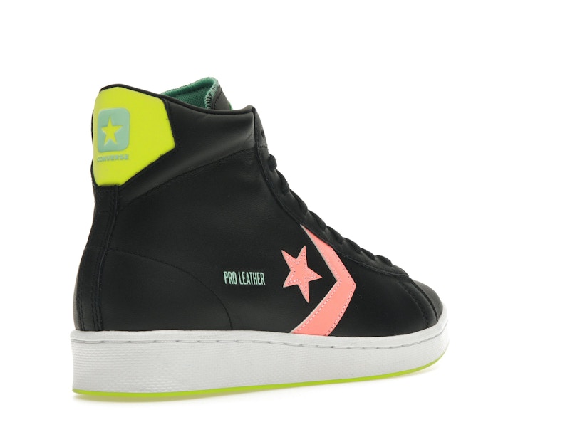 Converse Pro Leather Hi Hi-Vis Black