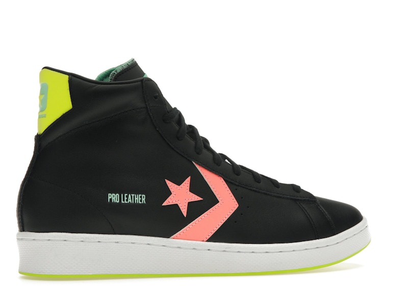 Converse Pro Leather Hi Hi-Vis Black