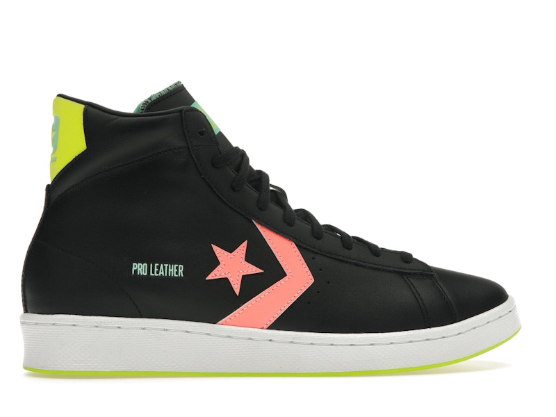 Converse Pro Leather Hi Hi-Vis Black