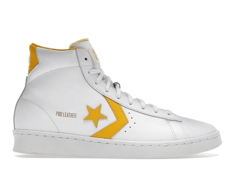 Converse Pro Leather Hi White Amarillo Men s 166812C GB