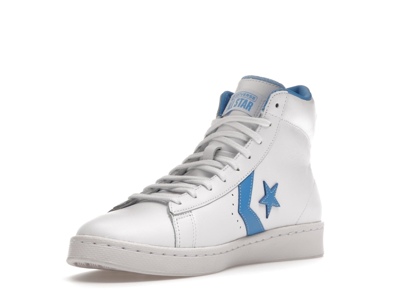 Converse Pro Leather Hi White Coast Blue