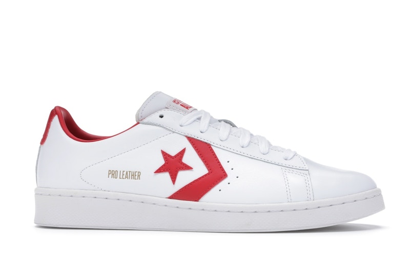 Converse Pro Leather Ox White Red