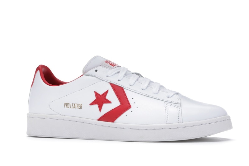 Converse Pro Leather Ox White Red