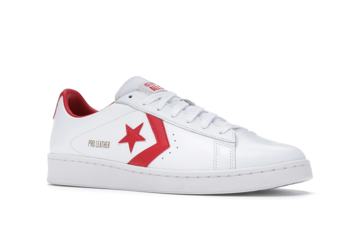 Converse Pro Leather Ox White Red