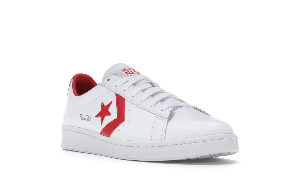 Converse Pro Leather Ox White Red