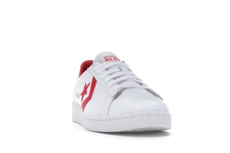 Converse Pro Leather Ox White Red
