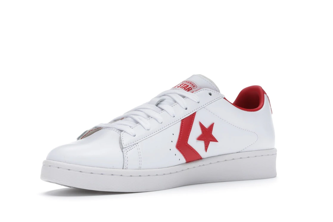 Converse Pro Leather Ox White Red