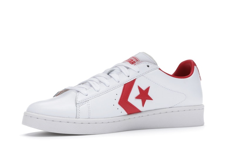 Converse Pro Leather Ox White Red