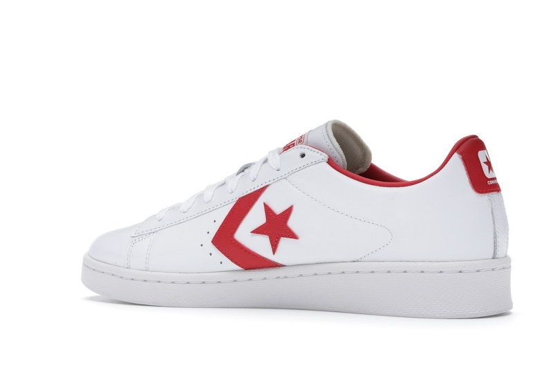 Converse Pro Leather Ox White Red