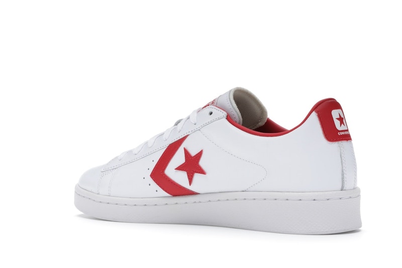 Converse Pro Leather Ox White Red