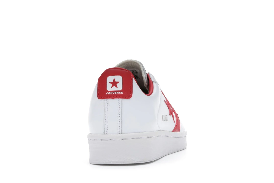 Converse Pro Leather Ox White Red