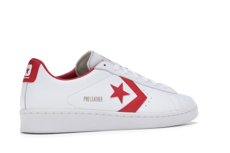 Converse Pro Leather Ox White Red