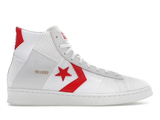 Converse Pro Cuero Verano Drip Blanco Rojo 0