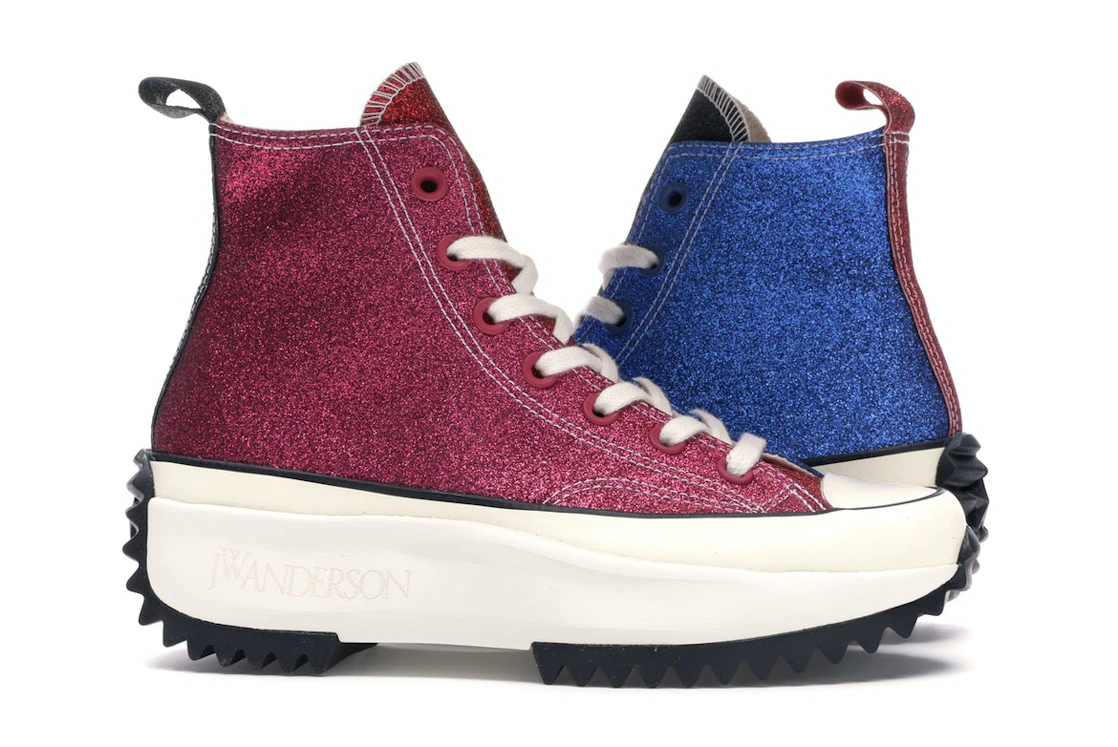 Converse Run Star Hike Hi JW Anderson Glitter