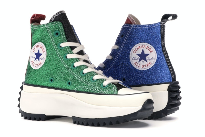 Converse Run Star Hike Hi JW Anderson Glitter