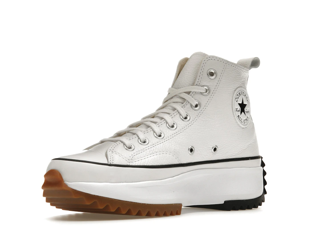 Converse Run Star Hike Hi Leather White Black