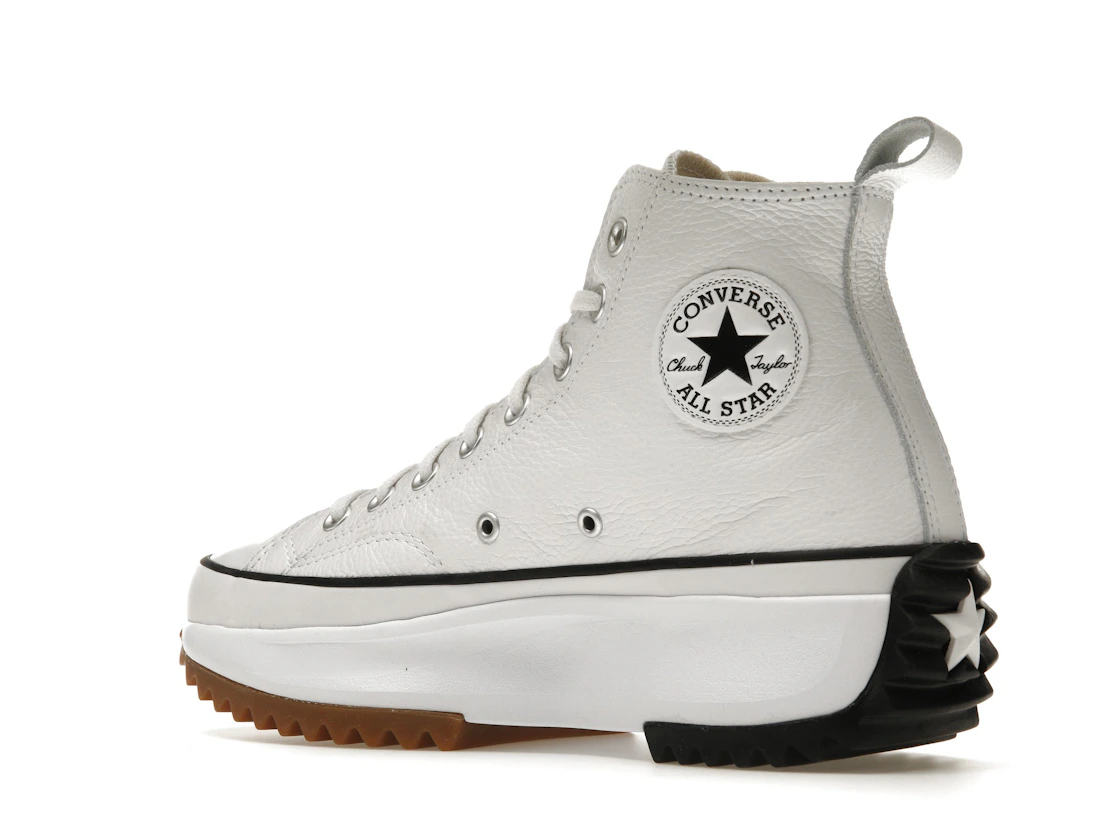 Converse Run Star Hike Hi Leather White Black