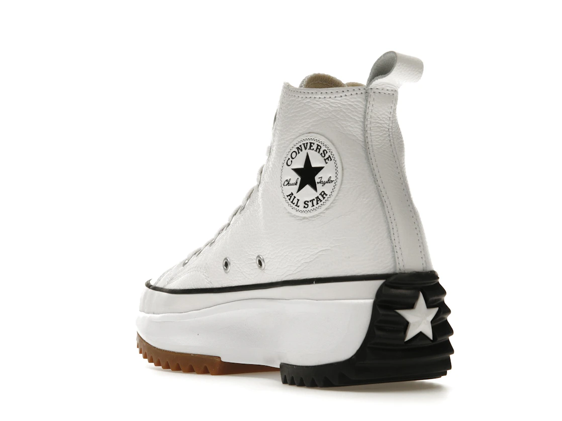 Converse Run Star Hike Hi Leather White Black