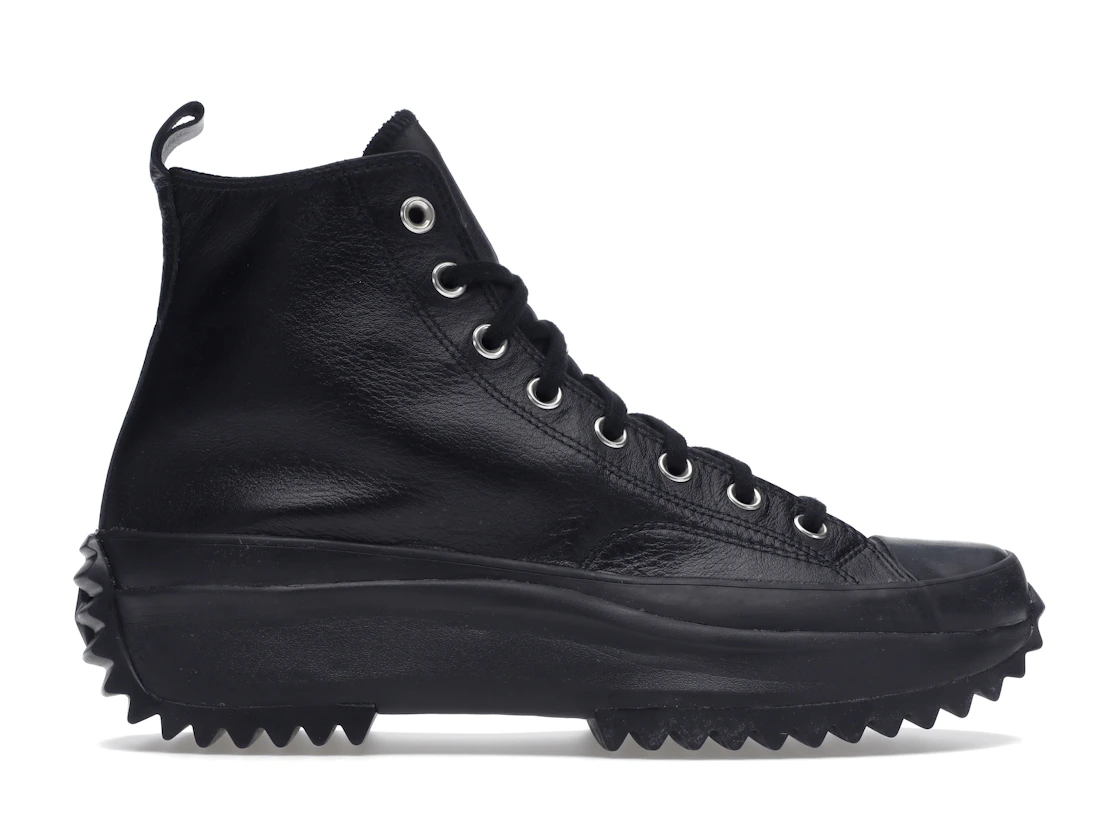 Converse Run Star Hike Hi Triple Black Leather