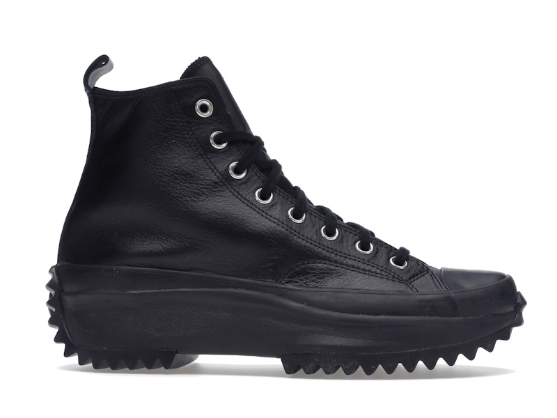 Converse Run Star Hike Hi Triple Black Leather