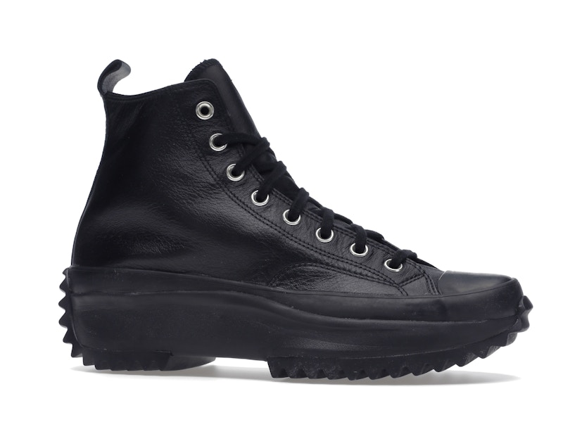 Converse Run Star Hike Hi Triple Black Leather