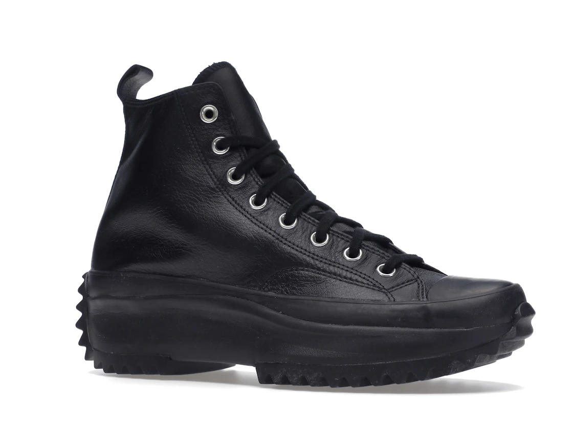 Converse Run Star Hike Hi Triple Black Leather