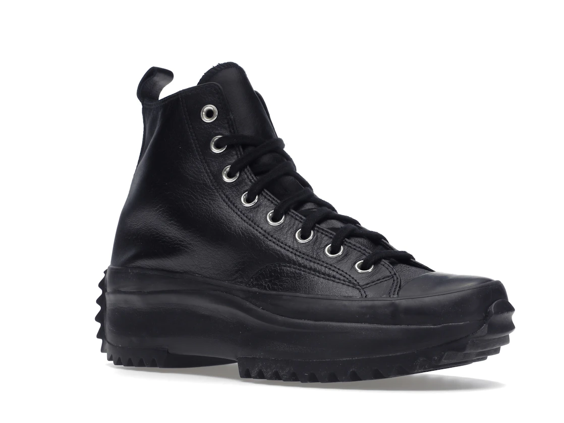 Converse Run Star Hike Hi Triple Black Leather