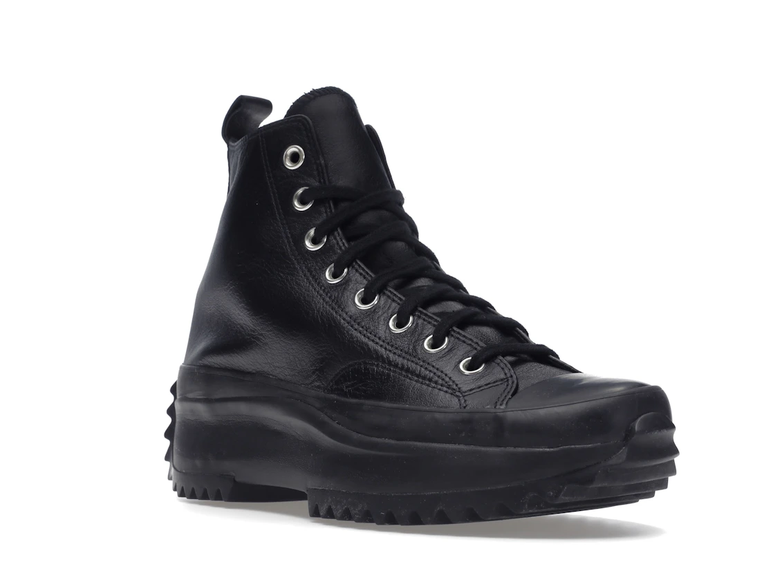 Converse Run Star Hike Hi Triple Black Leather