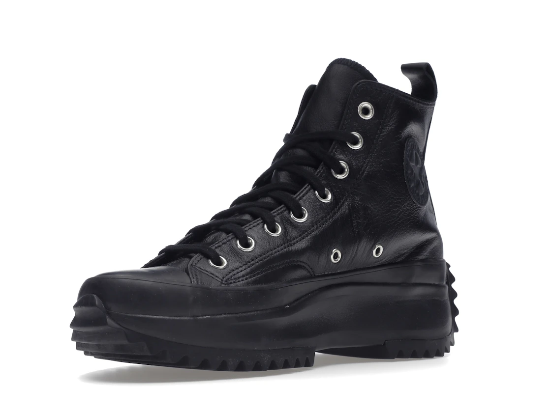 Converse Run Star Hike Hi Triple Black Leather