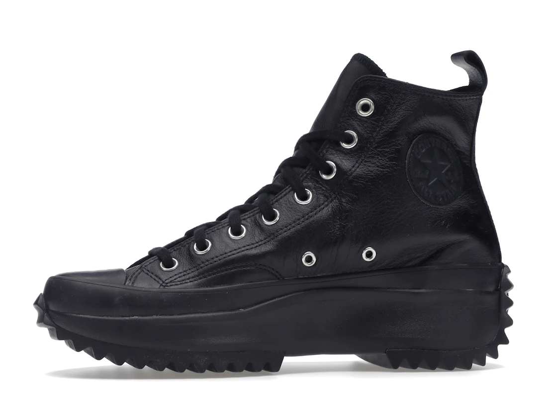 Converse Run Star Hike Hi Triple Black Leather