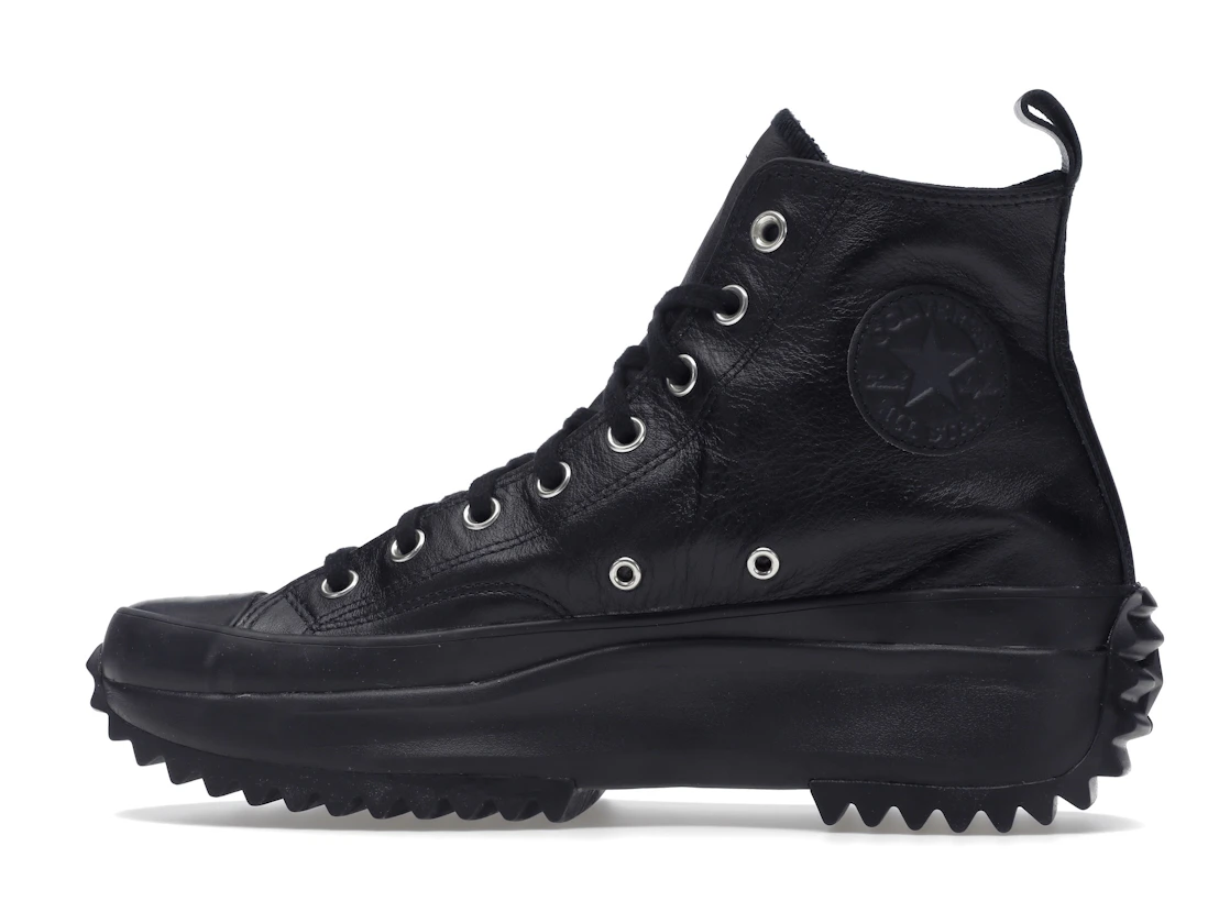 Converse Run Star Hike Hi Triple Black Leather