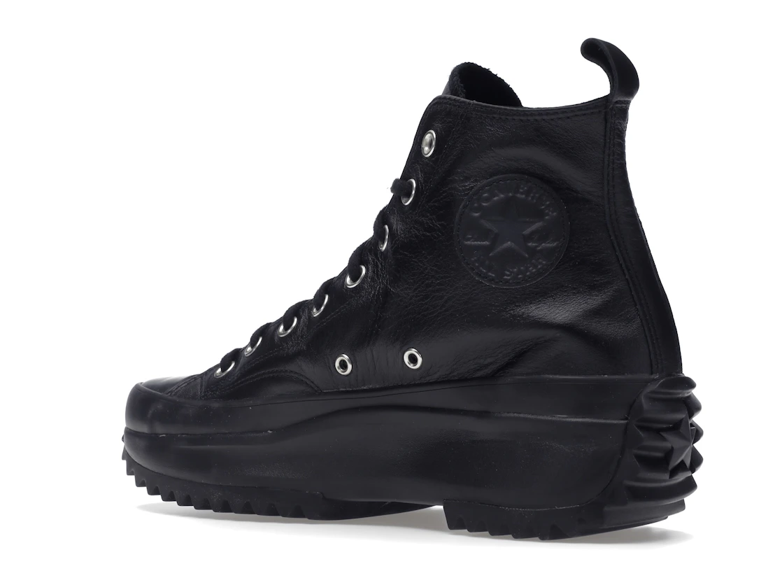 Converse Run Star Hike Hi Triple Black Leather