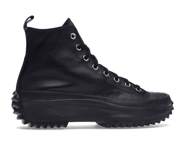 Converse Run Star Hike Hi Triple Black Leather
