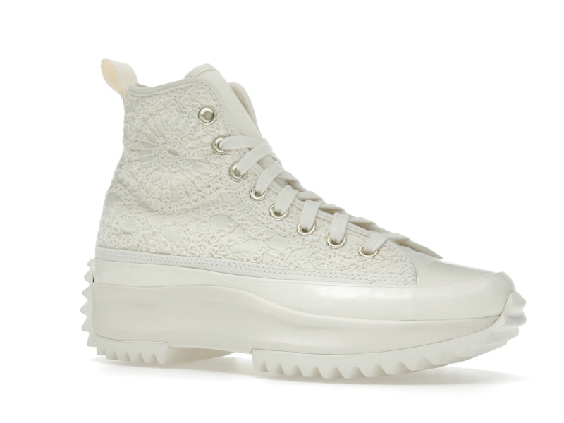 Converse Run Star Hike Platform Hi Daisy Cord Egret