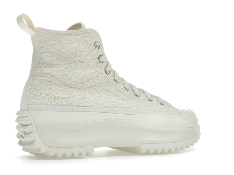 Converse Run Star Hike Platform Hi Daisy Cord Egret