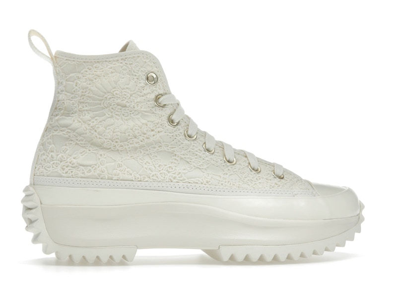Converse Run Star Hike Platform Hi Daisy Cord Egret