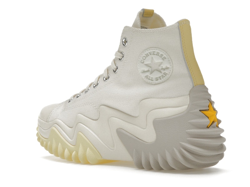 Converse Run Star Motion Platform Egret Soft Sunshine Amarillo