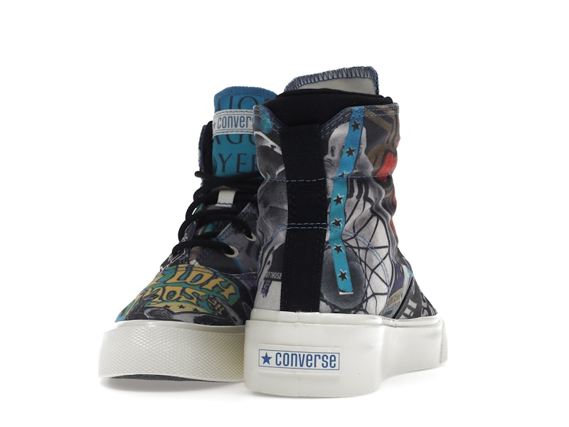 Converse Skid Grip High Beat the World