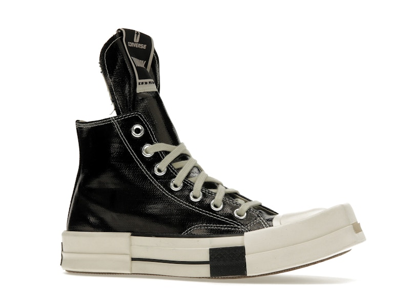 Converse TURBODRK Chuck Taylor All Star 70 Hi Rick Owens DRKSHDW Black Lacquered Denim