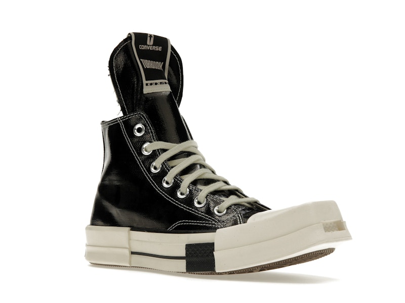 Converse TURBODRK Chuck Taylor All Star 70 Hi Rick Owens DRKSHDW Black Lacquered Denim