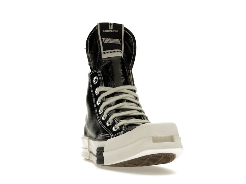 Converse TURBODRK Chuck Taylor All Star 70 Hi Rick Owens DRKSHDW Black Lacquered Denim