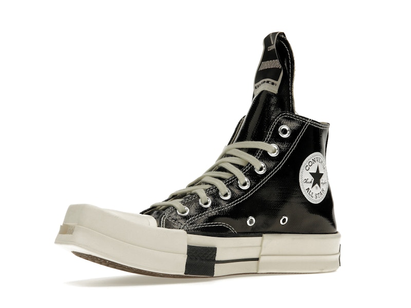Converse TURBODRK Chuck Taylor All Star 70 Hi Rick Owens DRKSHDW Black Lacquered Denim