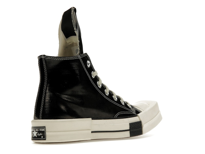 Converse TURBODRK Chuck Taylor All Star 70 Hi Rick Owens DRKSHDW Black Lacquered Denim