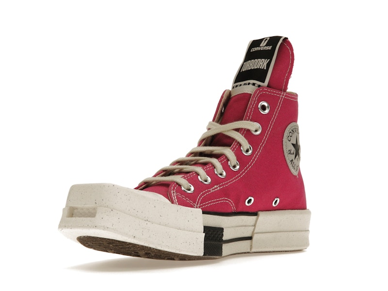 Converse TURBODRK Laceless Chuck Taylor All Star 70 Hi Rick Owens DRKSHDW Cactus Flower Pink